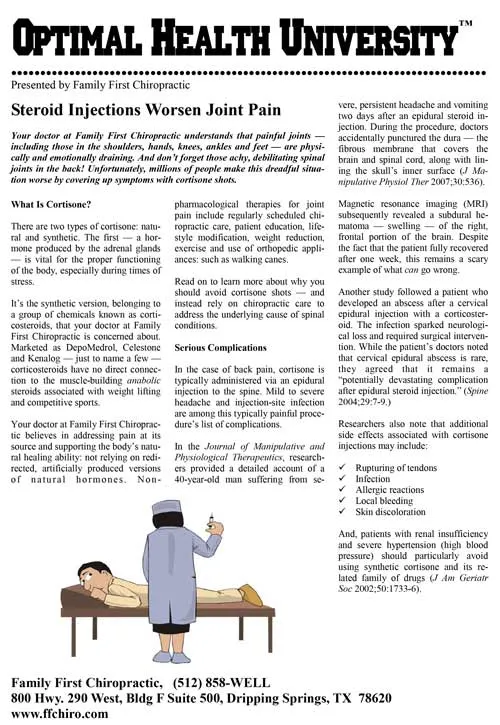Steroid article