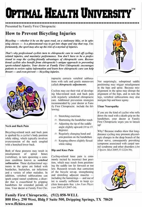 Bike Injuries article