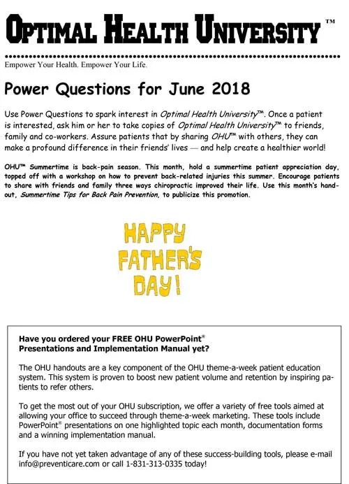 June 2018 Patient Quarterly